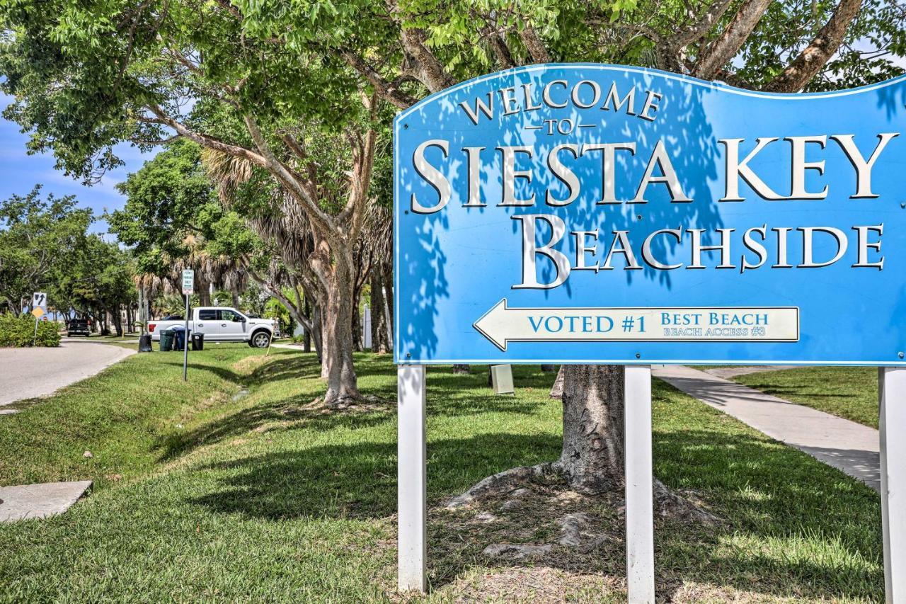 Siesta Key Village Studio On Canal Near Beach サラソータ エクステリア 写真
